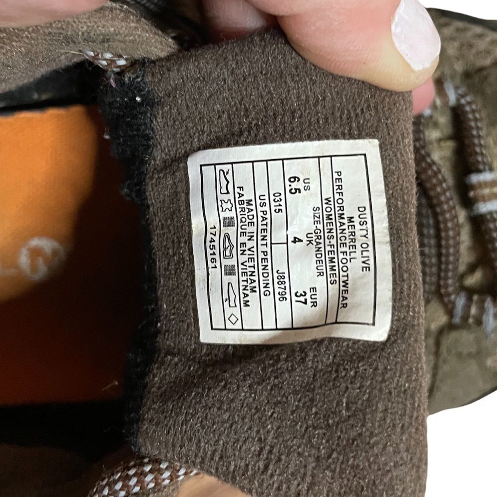 Merrell vibram Moab Continuum womens hiking trail shoes - Picture 13 of 15